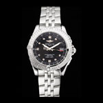 Breitling Colt Lady Black Dial Diamond Hour Marks Stainless Stees Case Bracelet BL5740