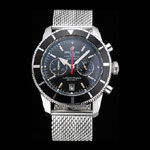 Breitling Superocean Heritage Chronographe 44 Black Dial Bezel Stainless Case Bracelet BL5742