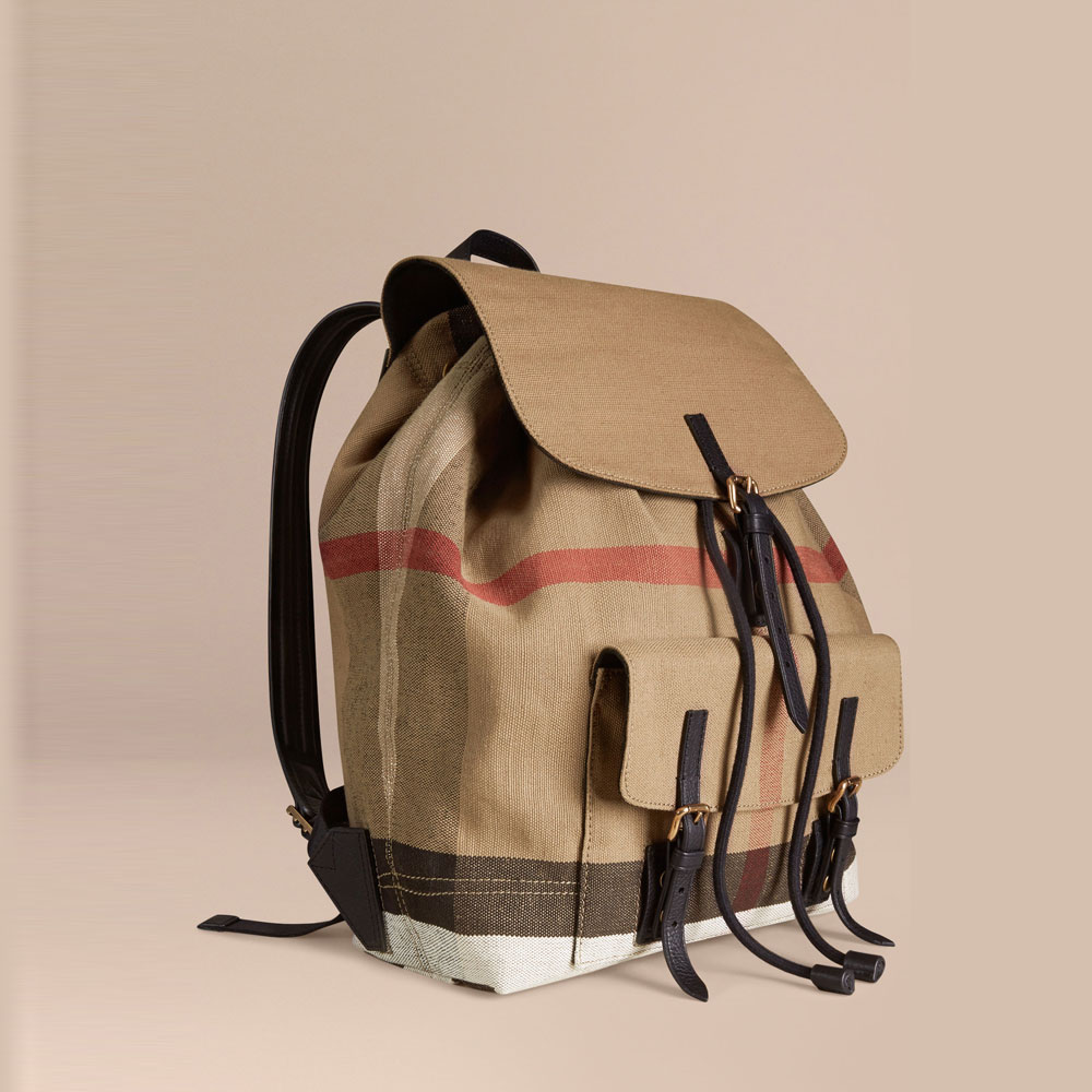 Burberry Canvas Check Backpack 39962261: Image 1