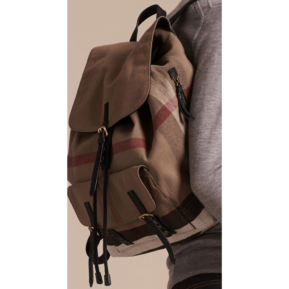 Burberry Canvas Check Backpack 39962261: Image 3