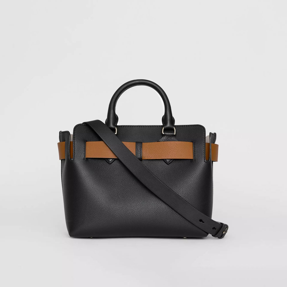 Burberry Small Leather Belt Bag in Black 40785781: Image 4