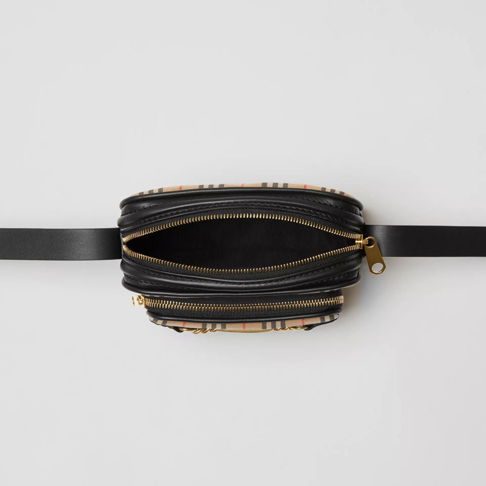 Burberry 1983 Check Link Camera Bag in Black 40799031: Image 4