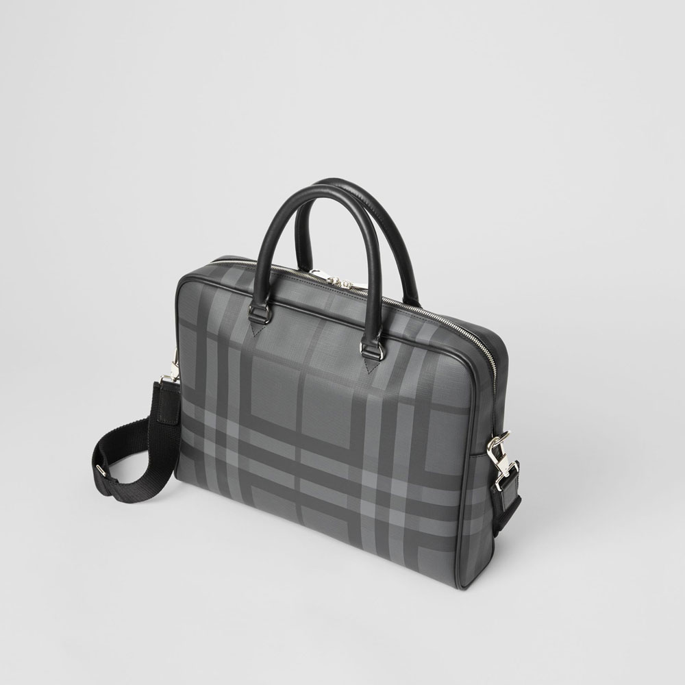 Burberry London Check and Leather Briefcase 80051581: Image 2