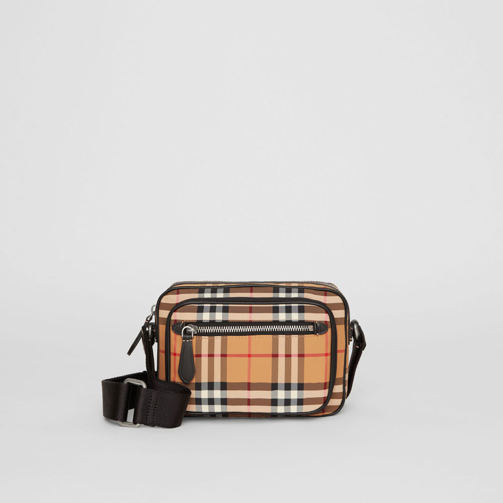 Burberry Vintage Check and Leather Crossbody Bag 80055241: Image 1