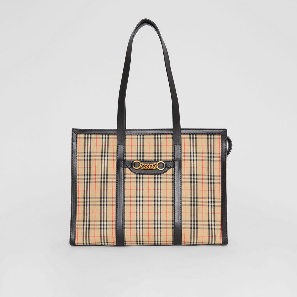 Burberry 1983 Check Link Tote Bag 80064111: Image 1