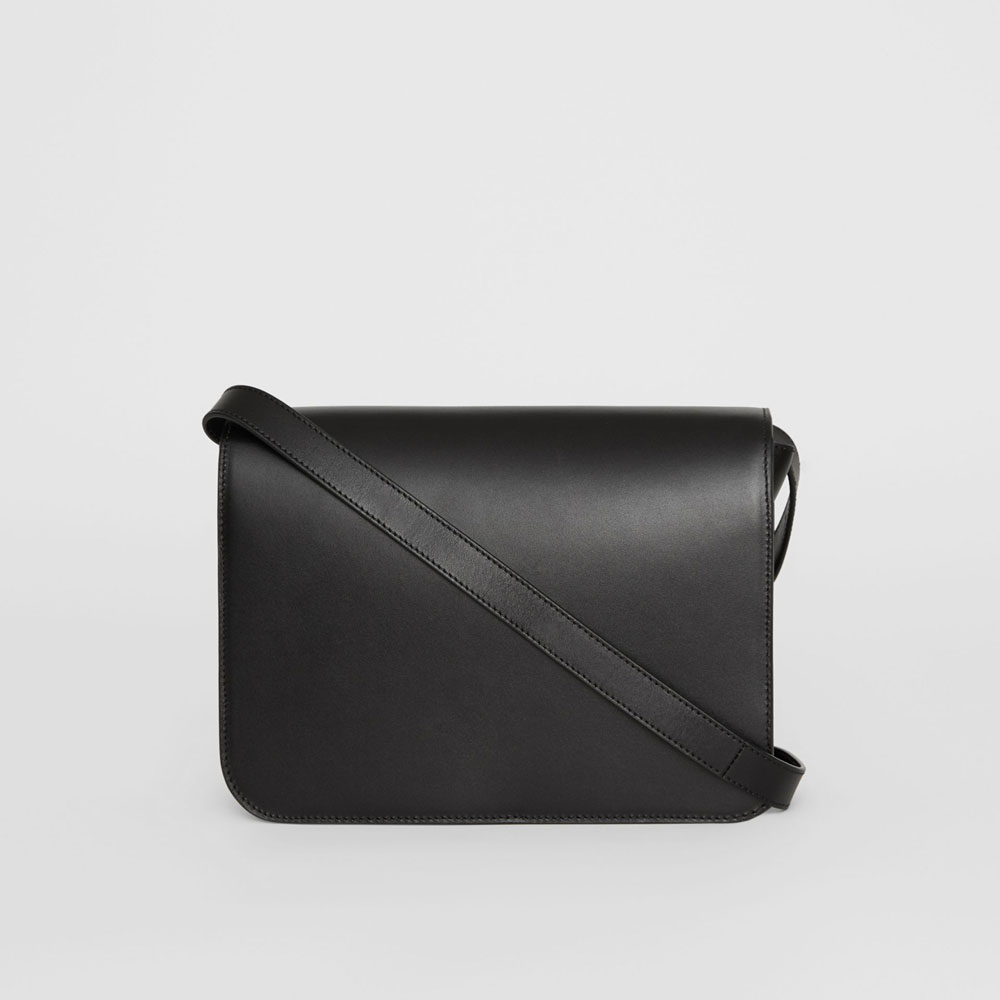 Burberry Medium Leather TB Bag in Black 80103351: Image 4