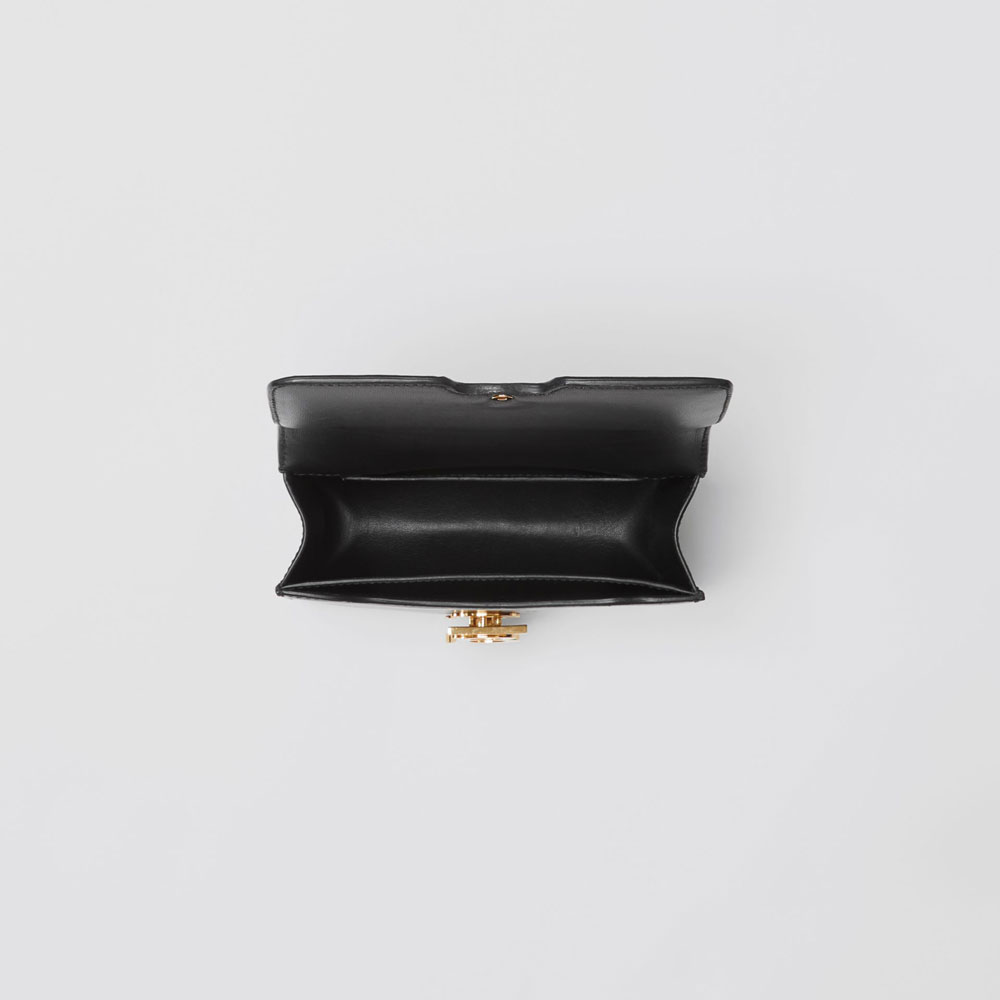 Burberry Belted Leather TB Bag in Black 80122001: Image 3