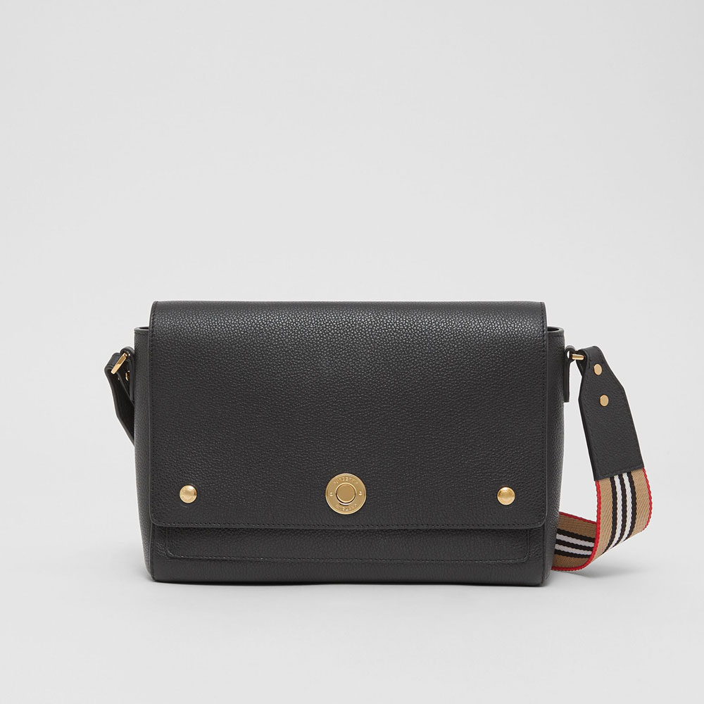 Burberry Grainy Leather Note Crossbody Bag 80174621: Image 1