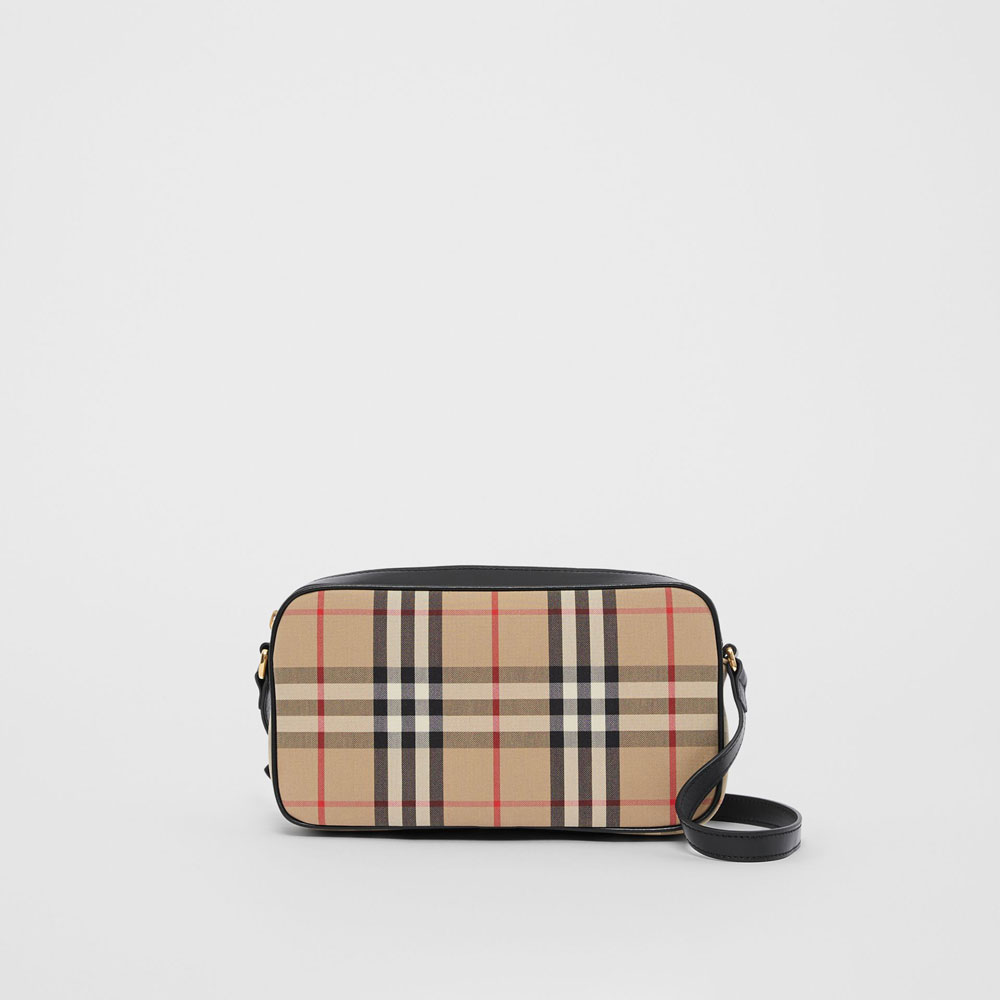 Burberry Small Vintage Check and Leather Camera Bag 80207251: Image 1