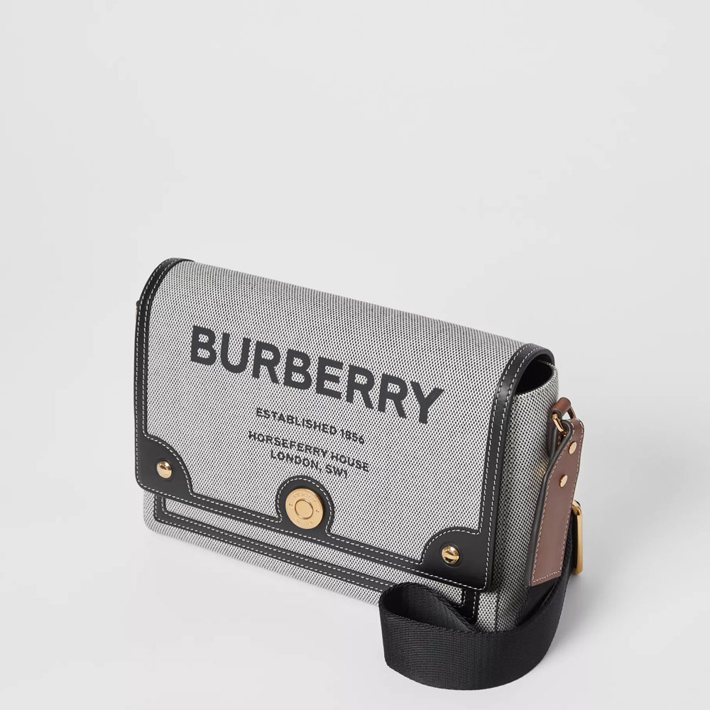 Burberry Horseferry Print Canvas Note Crossbody Bag 80398631: Image 2