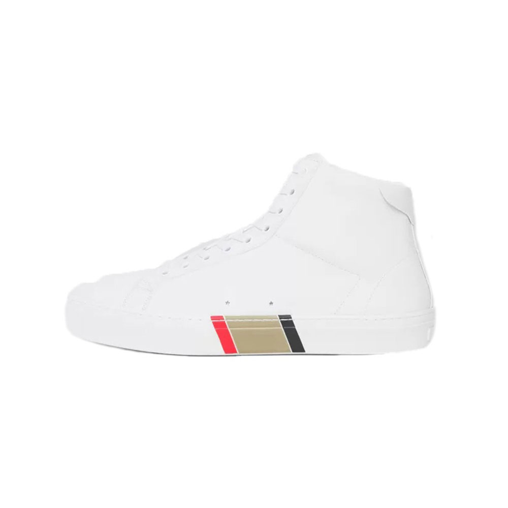 Burberry Casual Shoes Men High-Top White 80415761: Image 1