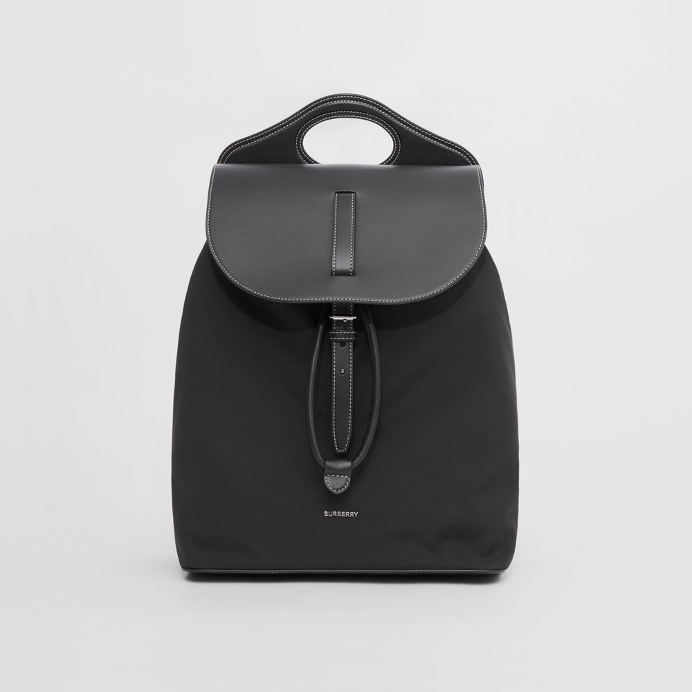 Burberry Nylon and Leather Pocket Backpack 80420181: Image 1