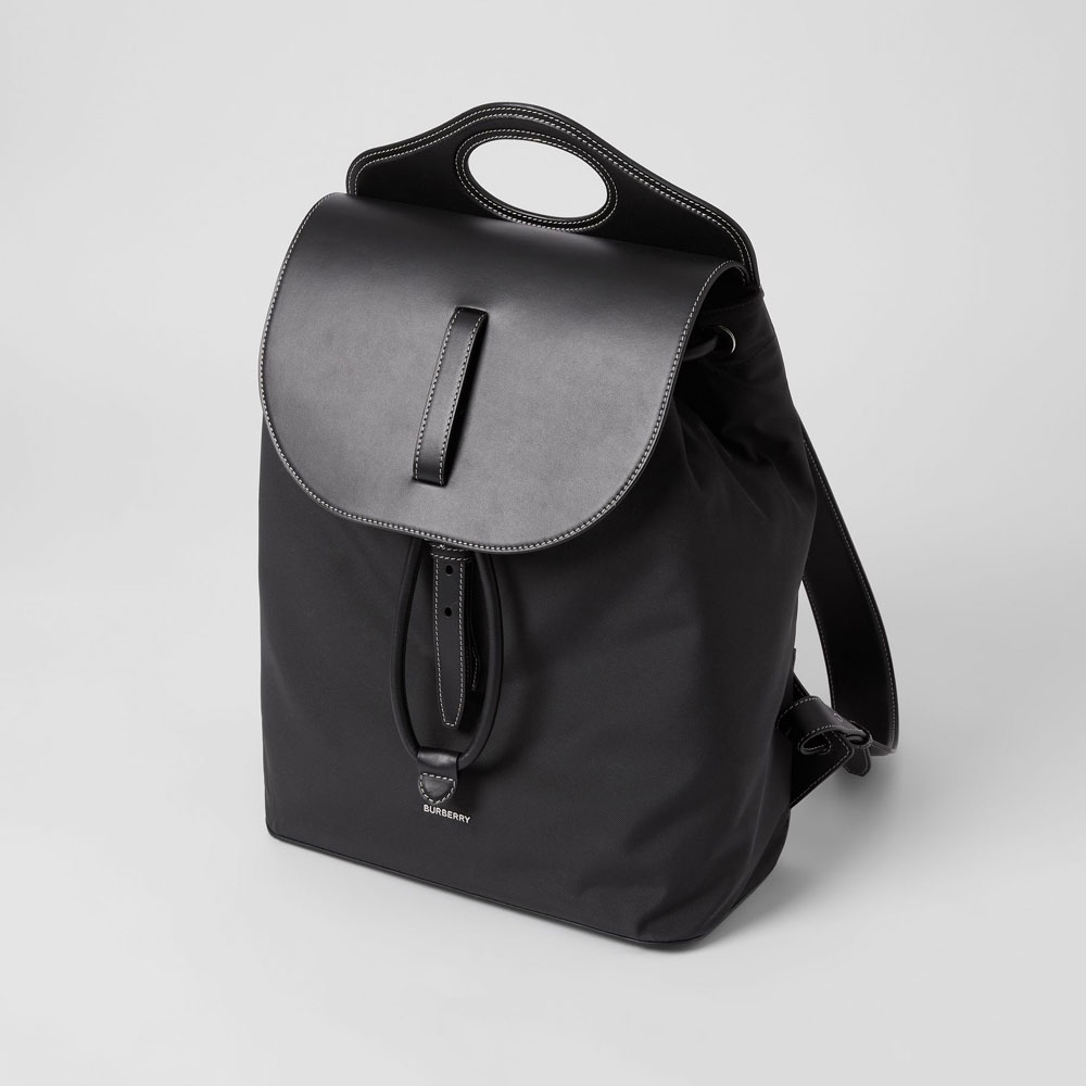 Burberry Nylon and Leather Pocket Backpack 80420181: Image 2