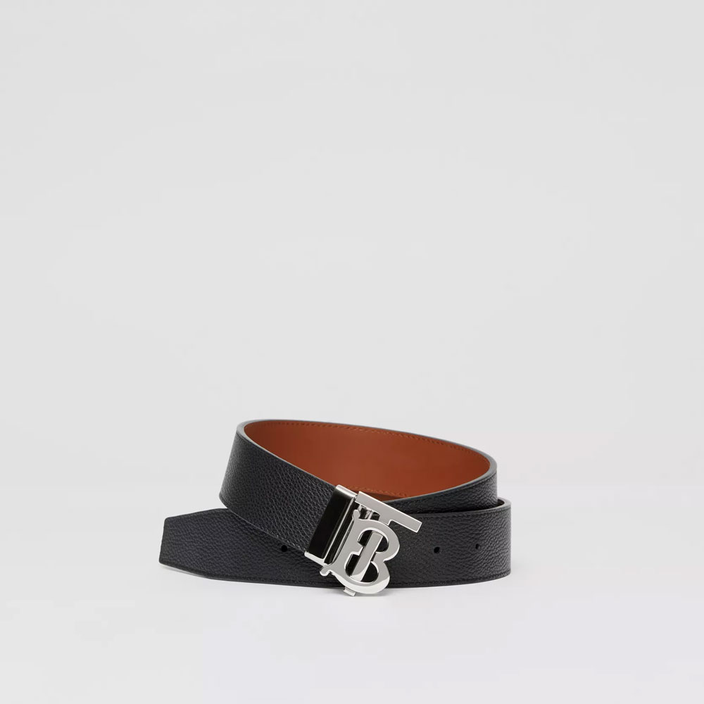 Burberry Reversible Leather TB Belt 80432471: Image 1