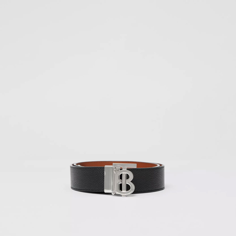 Burberry Reversible Leather TB Belt 80432471: Image 2