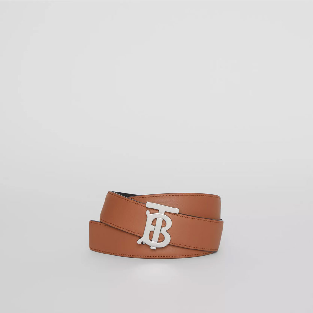 Burberry Reversible Leather TB Belt 80465371: Image 1