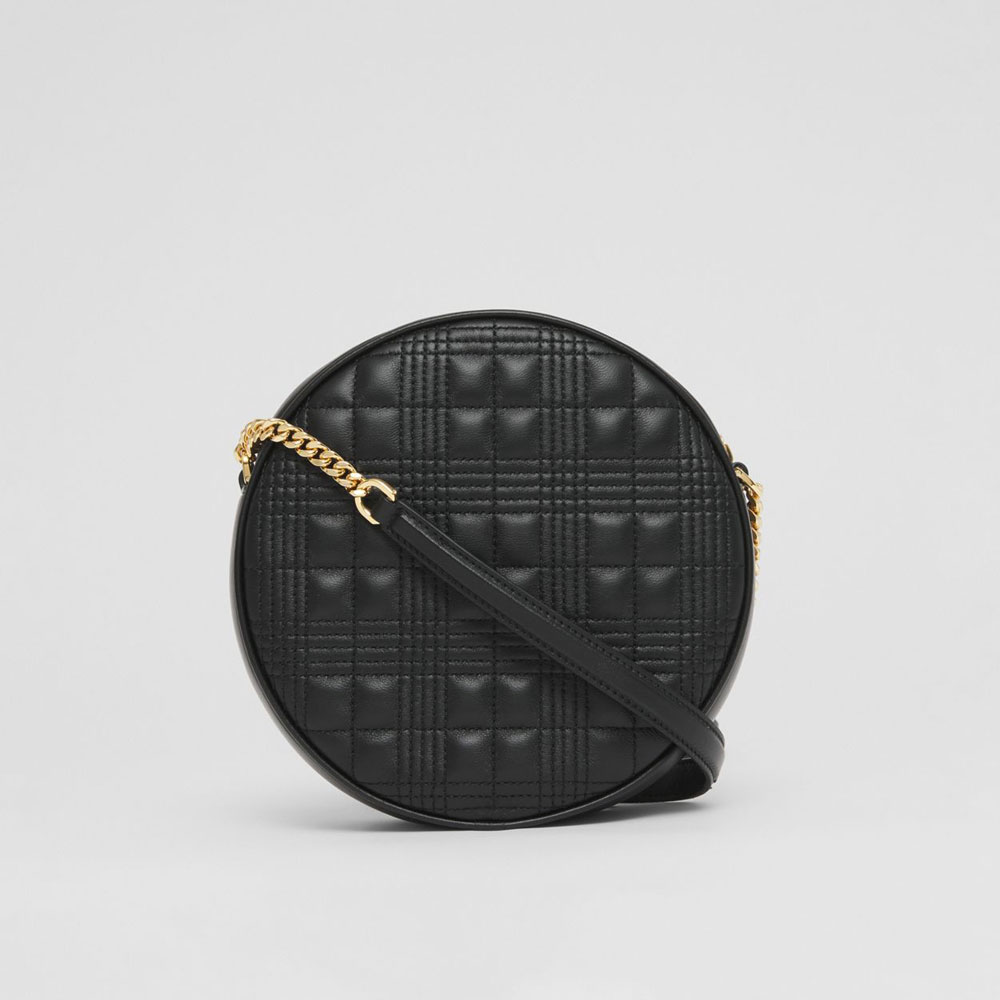 Burberry Quilted Lambskin Louise Bag in Black 80492231: Image 3