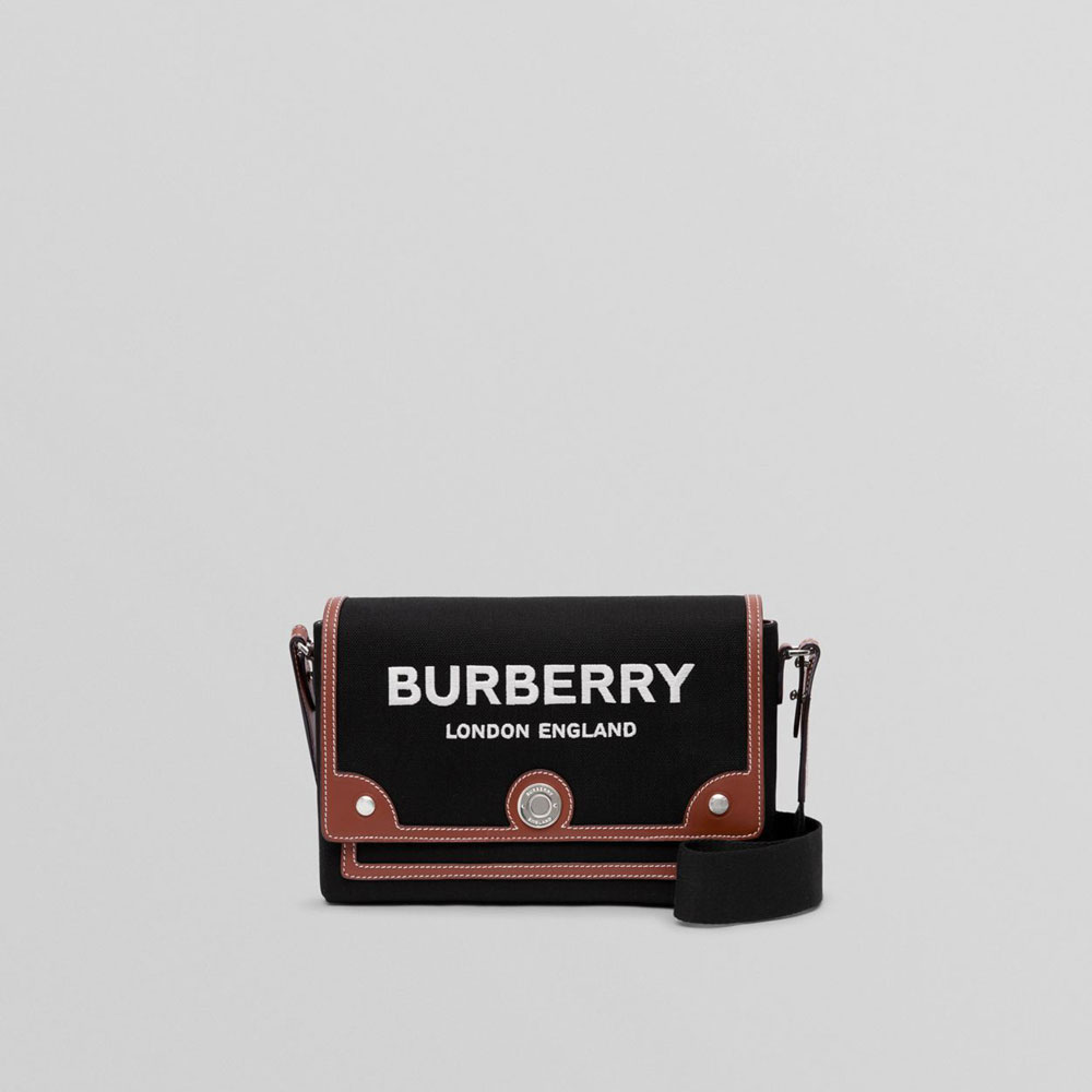 Burberry Canvas and Leather Note Bag 80557481: Image 1