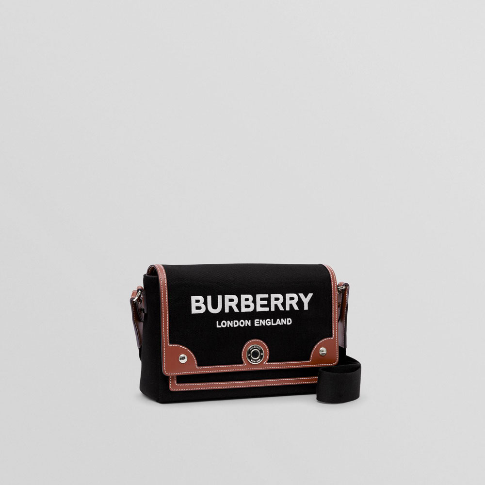 Burberry Canvas and Leather Note Bag 80557481: Image 3