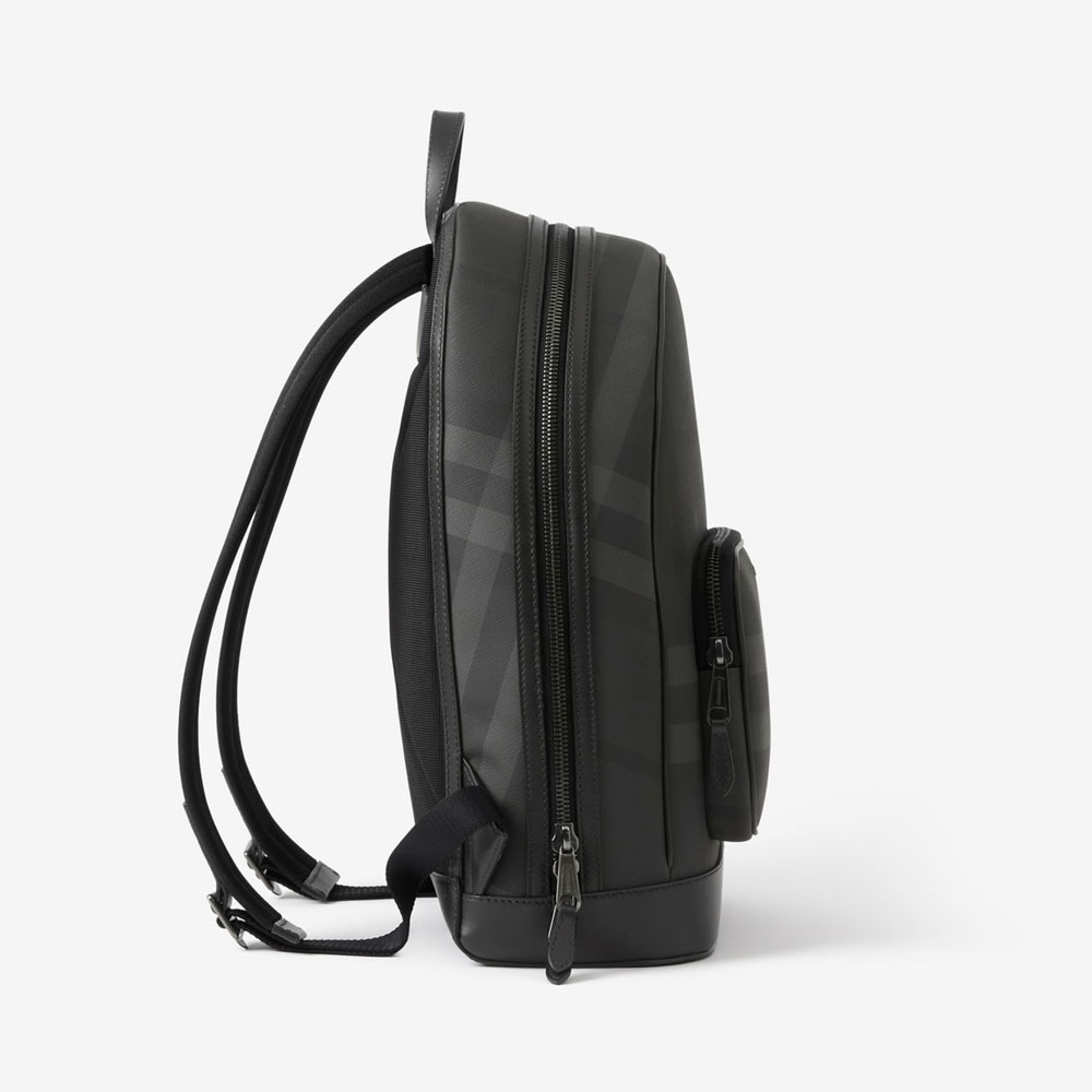 Burberry Rocco Backpack in Charcoal Canvas 80656301: Image 3