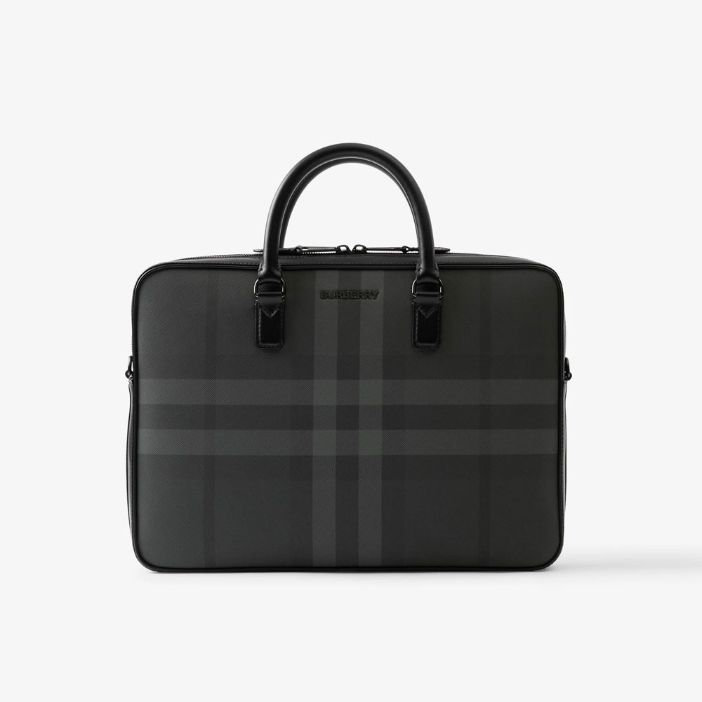 Burberry Slim Ainsworth Briefcase in Charcoal 80660911: Image 1