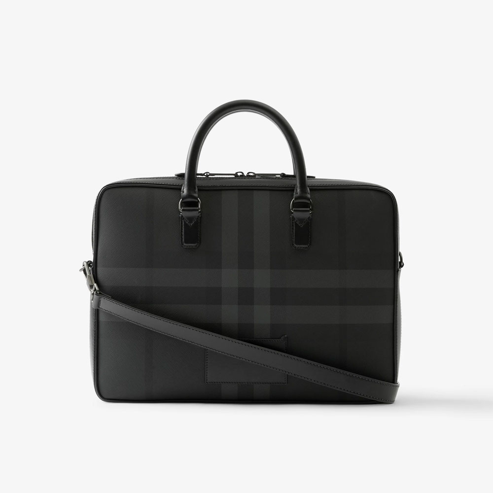 Burberry Slim Ainsworth Briefcase in Charcoal 80660911: Image 3