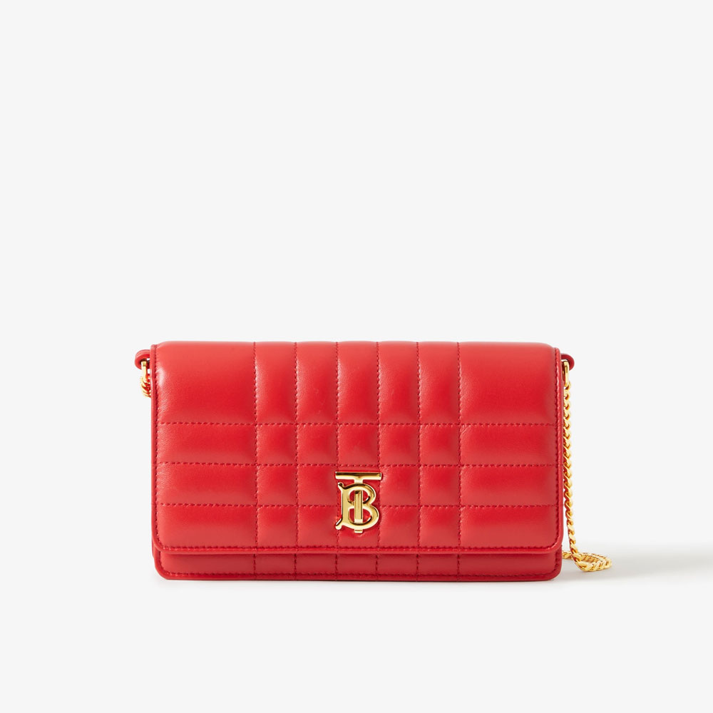 Burberry Lola Clutch Red 80661781: Image 1