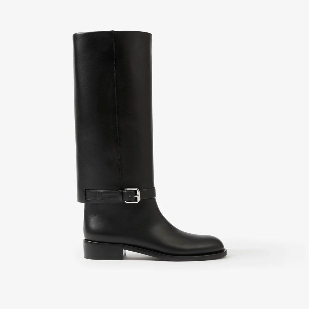 Burberry Leather Boots in Black 80664271: Image 1