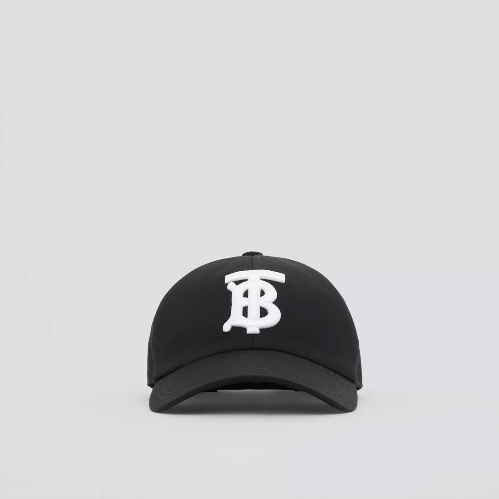 Burberry Monogram Motif Cotton Twill Baseball Cap 80680331: Image 1