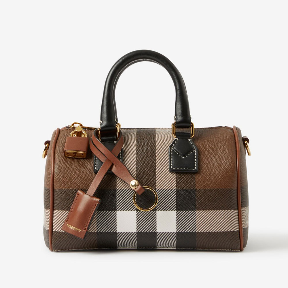 Burberry Mini Check Bowling Bag 80696631: Image 1