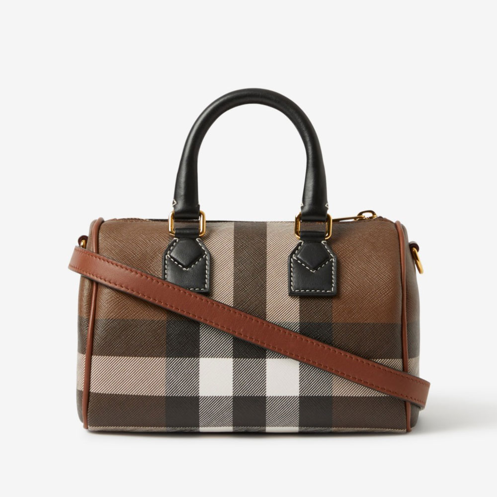 Burberry Mini Check Bowling Bag 80696631: Image 3