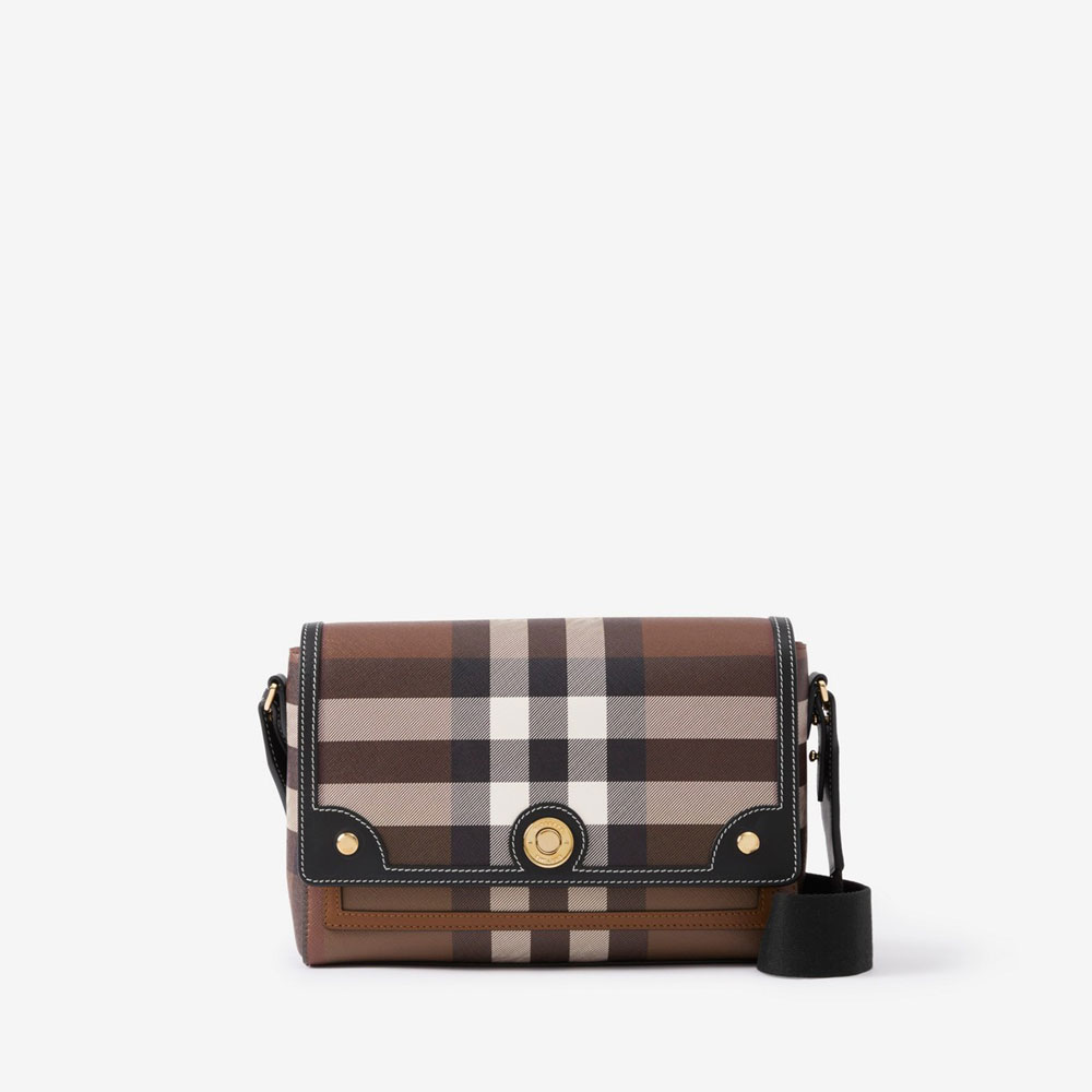 Burberry Note Bag in Dark birch brown 80713851: Image 1