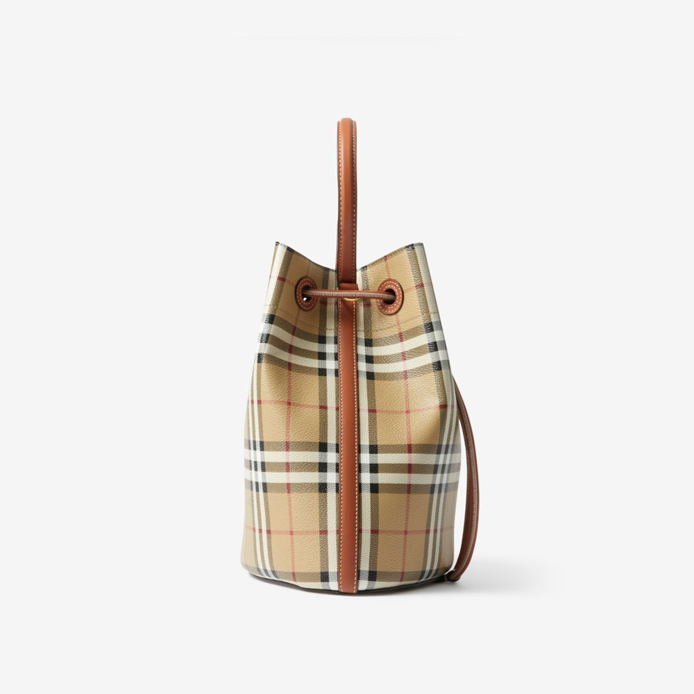 Burberry Small TB Bucket Bag in Archive Beige 80739481: Image 3