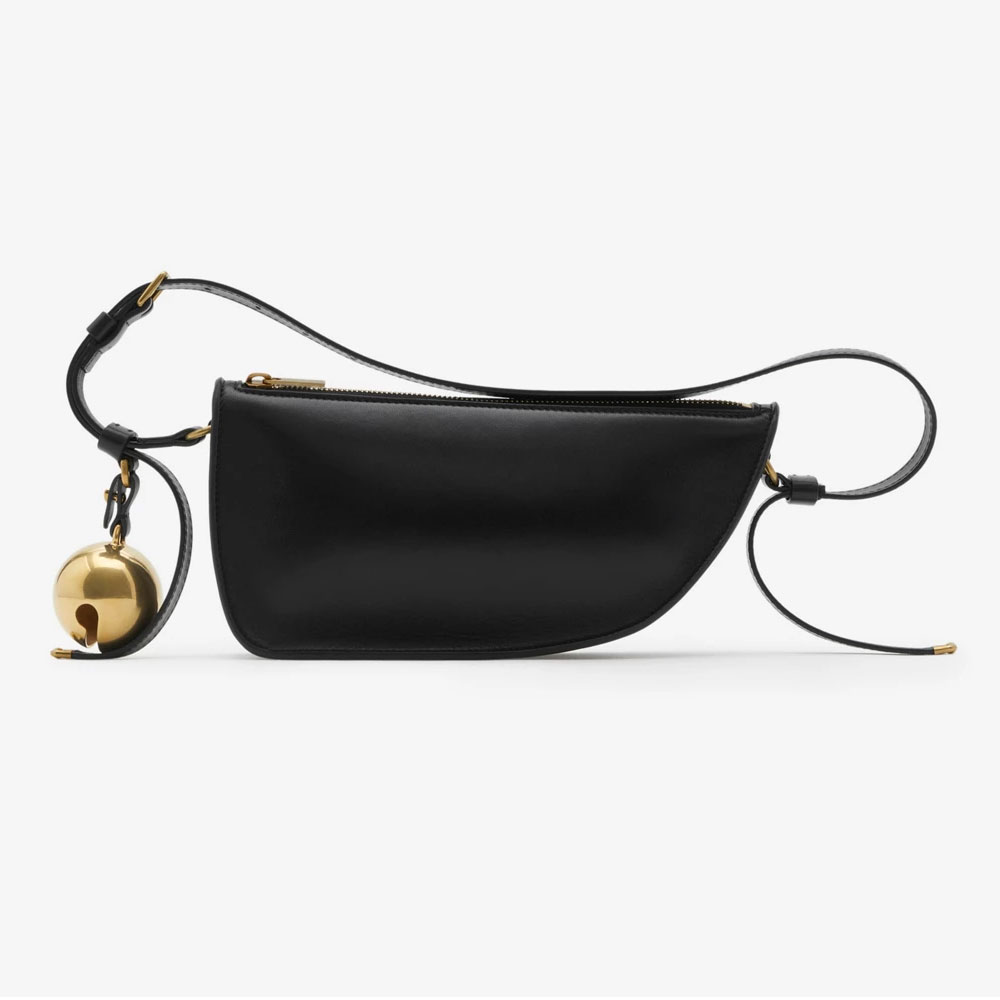 Burberry Mini Shield Sling Bag in Black 80775801: Image 1