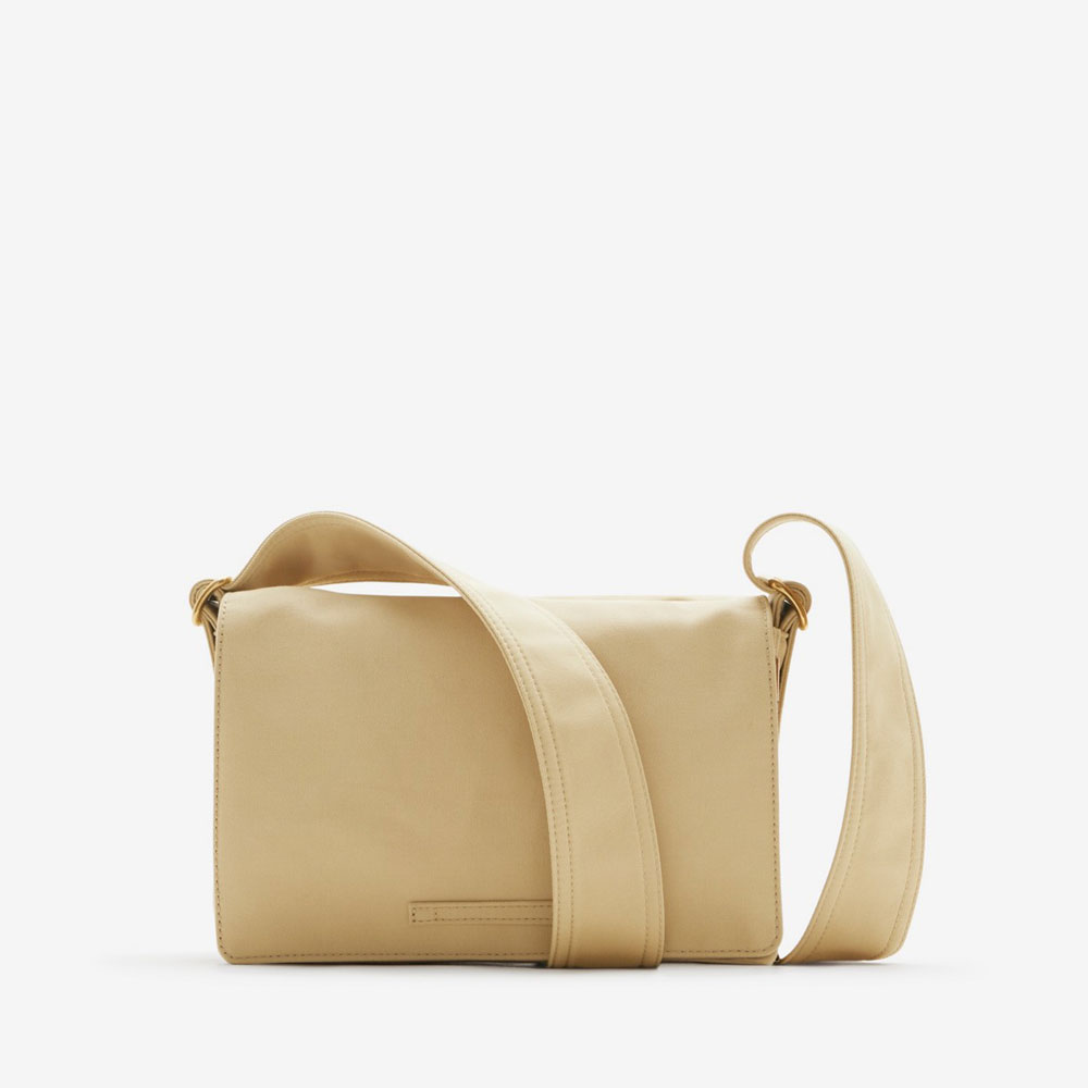 Burberry Trench Crossbody Bag in Flax Cotton Gabardine 80834451: Image 3