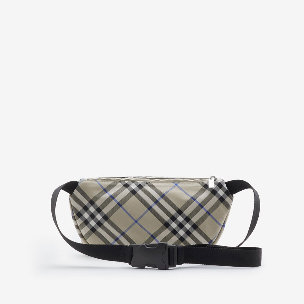 Burberry Check Belt Bag in Lichen Nylon 80917811: Image 3