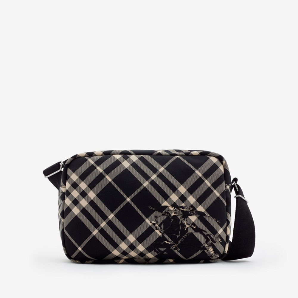 Burberry Check Crossbody Bag Nylon 80920171: Image 1