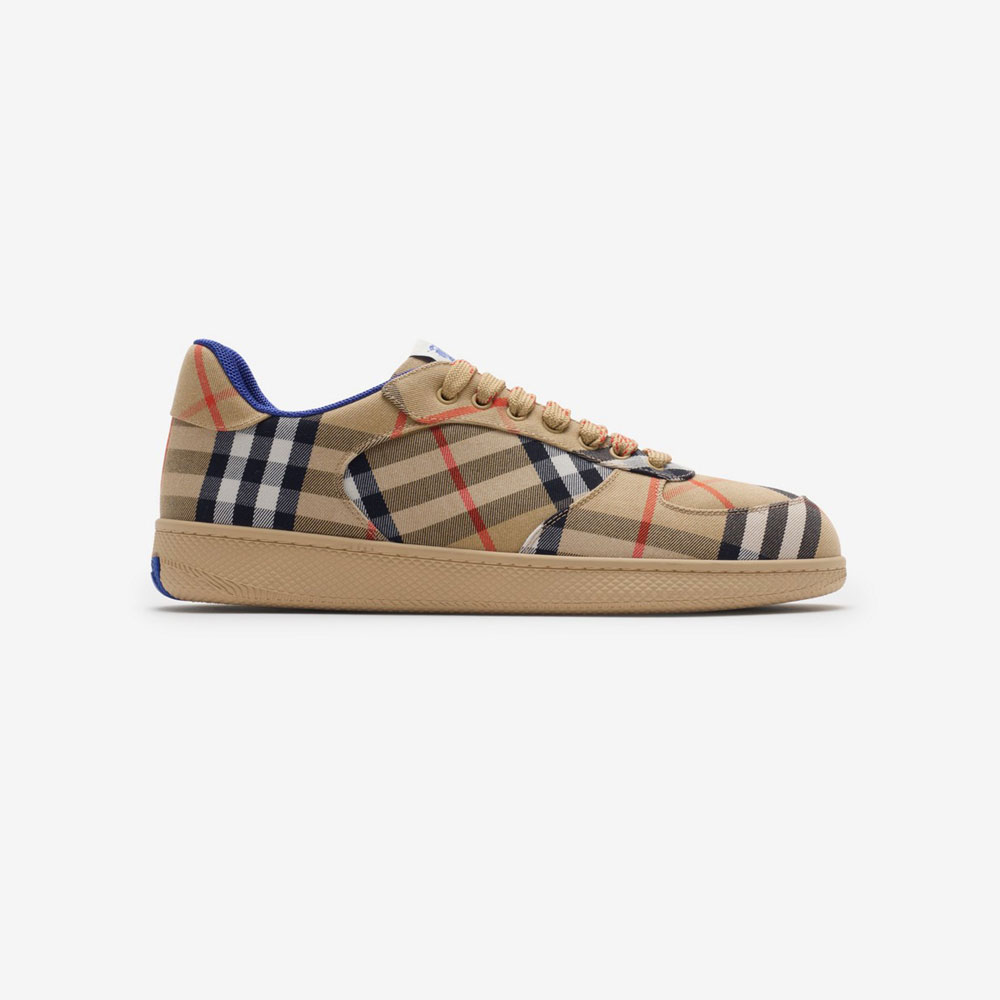 Burberry Check Terrace Sneakers in Sand 80952761: Image 1