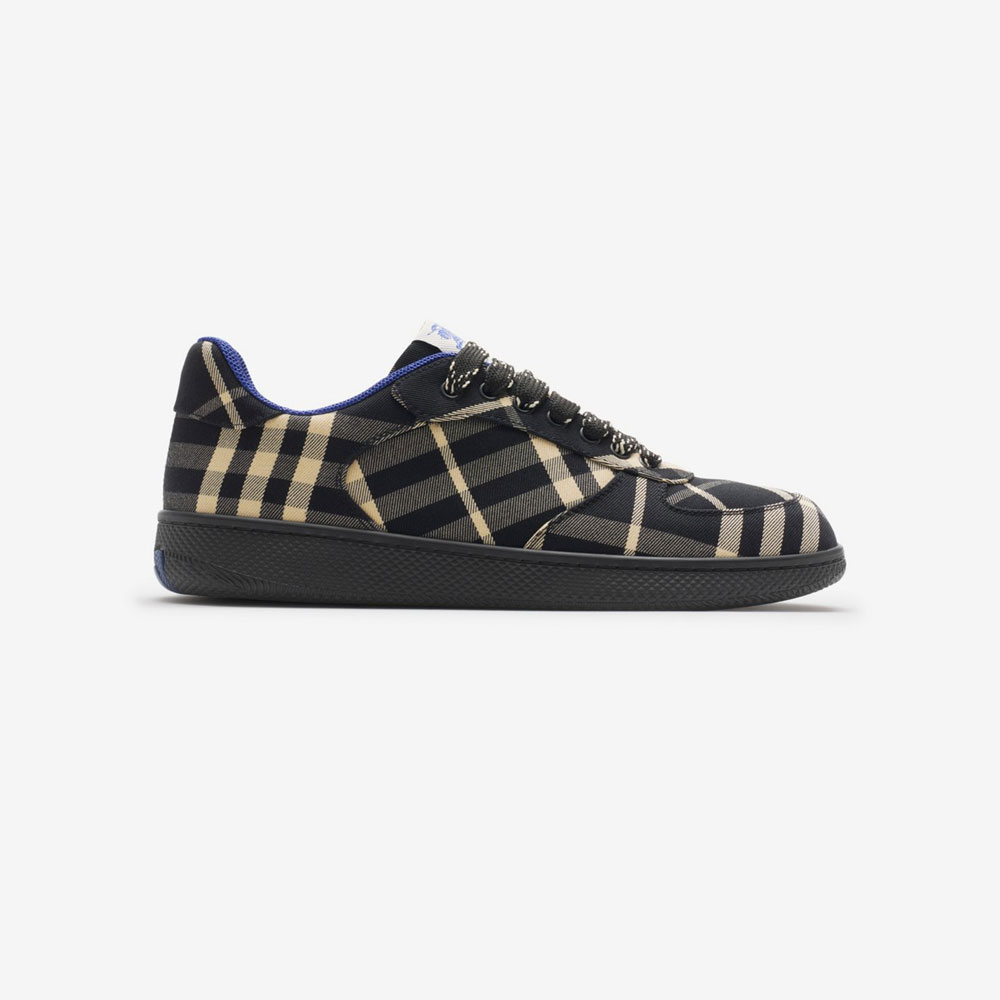 Burberry Check Terrace Sneakers in Black 80953701: Image 1