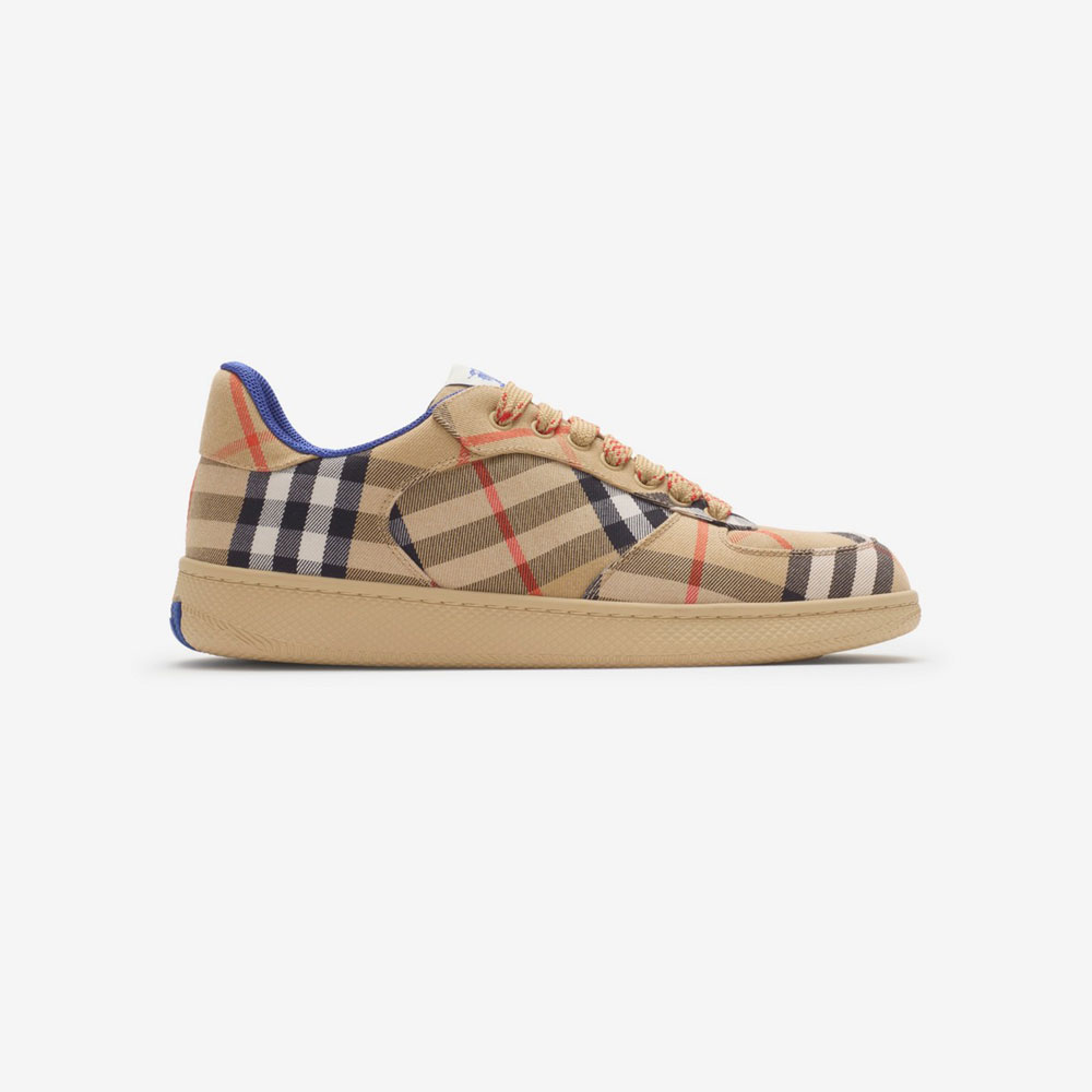 Burberry Check Terrace Sneakers in Sand 80953721: Image 1