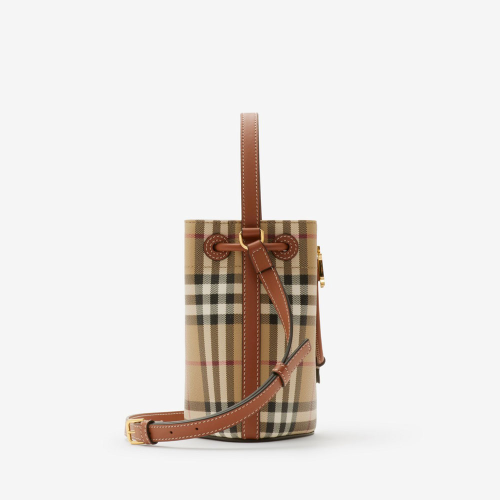 Burberry Mini TB Bucket Bag in Archive beige 80960401: Image 2