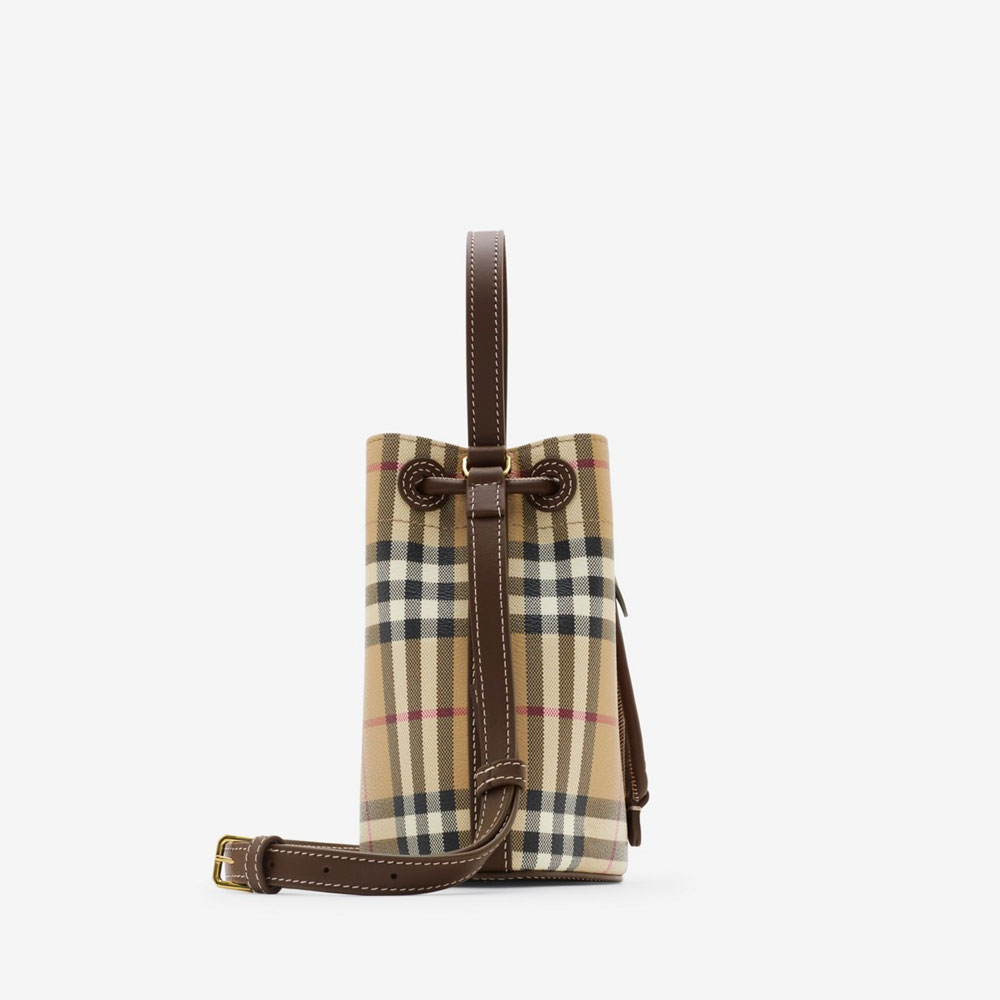 Burberry Mini Check Bucket Bag 81004881: Image 2