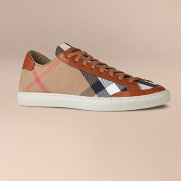 Burberry House Check Canvas Trainers 39133981