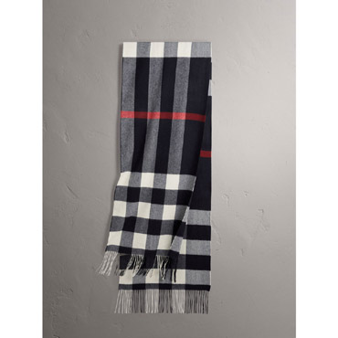 Burberry Oversize Check Cashmere Scarf 40550831