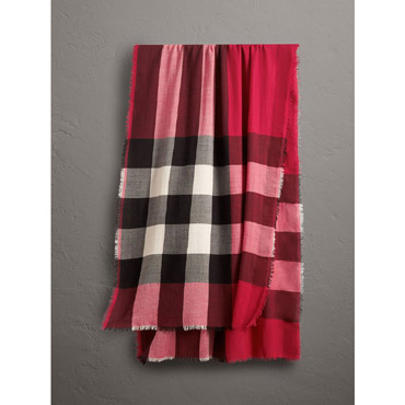 Burberry Lightweight Check Cashmere Scarf 40608291