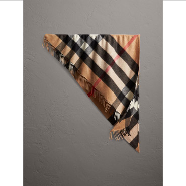 Burberry Bandana in Check Cashmere 40653491