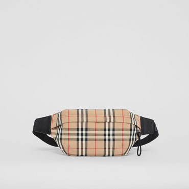 Burberry Medium Vintage Check Bonded Cotton Bum Bag 80104301