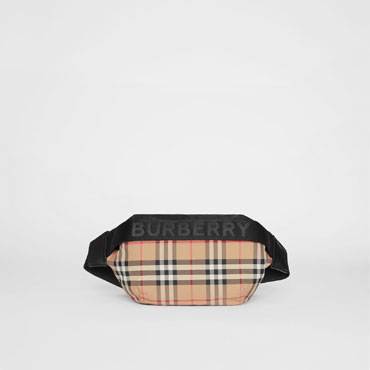 Burberry Medium Vintage Check Bum Bag in Archive Beige 80113921