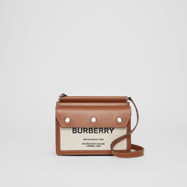 Burberry Mini Horseferry Print Title Bag with Pocket Detail 80146111