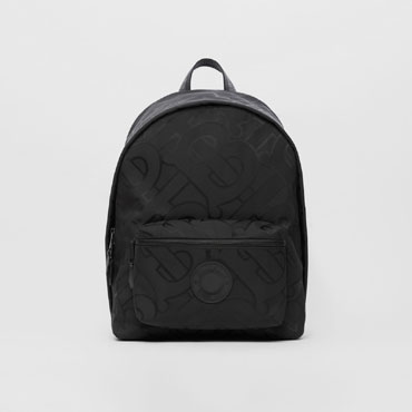 Burberry Monogram Recycled Polyester Jacquard Backpack 80307141